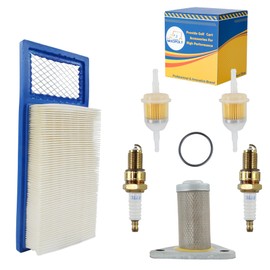 Mixopoly Golf Cart Tune Up Kit for EZGO TXT/Medalist/Workhorse Gas 1994-2005, Air Oil Fuel Filter and Spark Plug Engine Maintenance Kit, Replace 72368-G01 26591-G01 72084-G01 25523-G3