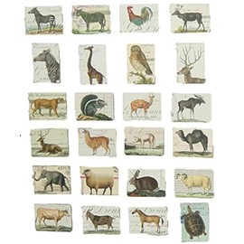 MISWEE 24-pcs magnetic fridge magnets refrigerator sticker home decoration accessories magnet paste arts crafts (animal)