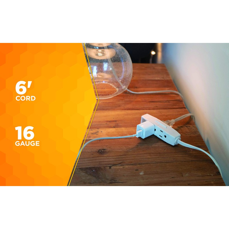 Woods Yard Master Extension Cord - Flexible Power for Patio