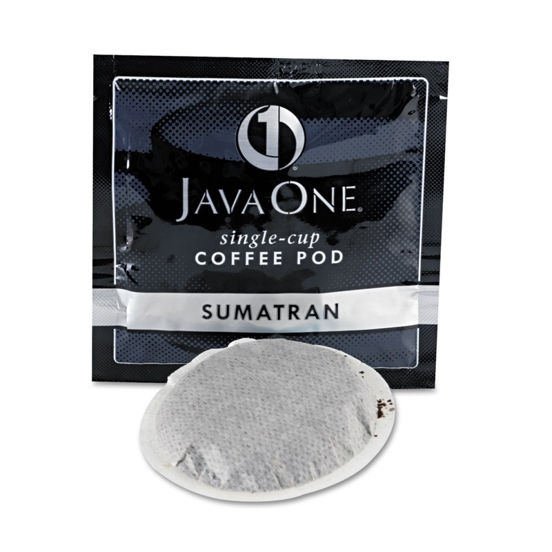 Java One Single Cup Coffee Pods, Sumatra Mandheling, 14 Pods/box