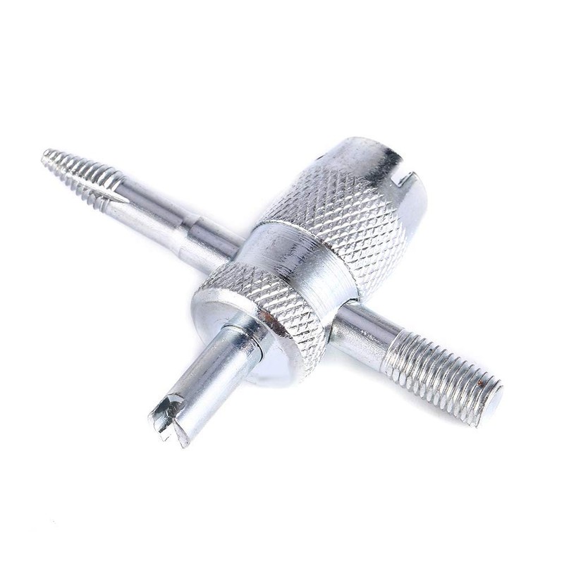 Tyre Valve Tools, 4 Way Valve Core Tool, 4-in-1 Tyre