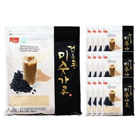 청은 검은콩 미숫가루 1kg 한박스 (1kg x 12ea) Black Bean Misutgaru 1kg Box (1kg x 12ea)