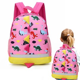 Mochilas para Niños y Niñas, Mochila Preescolar Niño para 3-5 Años, Cómodo Llevar, Ligero e Impermeable, Ideal para la Escuela, el Entrenamiento, Las Excursiones(Rosa)