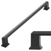 KOOFIZO Matte Black Cabinet Pulls Black Cabinet Handles, 1 Pack