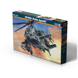 Mistercraft MCD36 1:72 AH-64A Strike Apache Plastic Models, Mehrfarbig