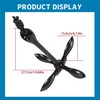 Silscvtt Black Folding Grapnel Anchor Boat Anchor for Small Boats