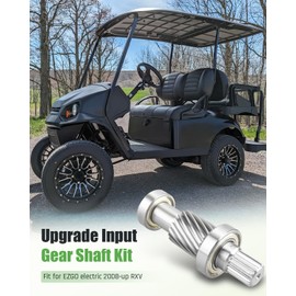 JUQAFY Golf Cart Input Gear Shaft Kit Fit for EZGO Electric RXV 2008-up, Replacement 23520G1 620327 620328 620329