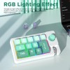 Wired Mechanical Game Small Keyboard with Joystick, Macro Definition RGB