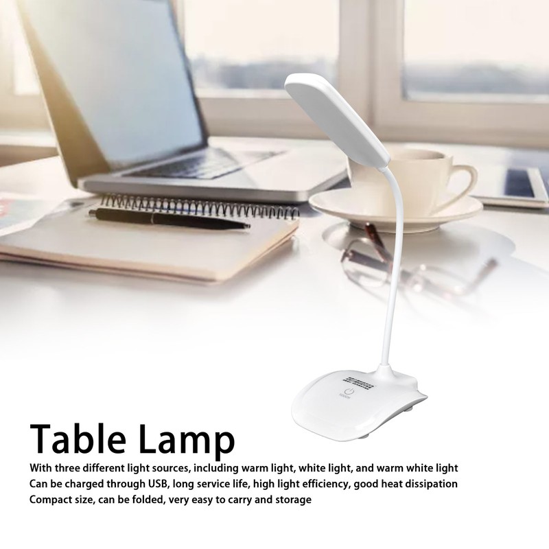 Table Lamp Eye Caring LED Folding Night Reading Lamp USB