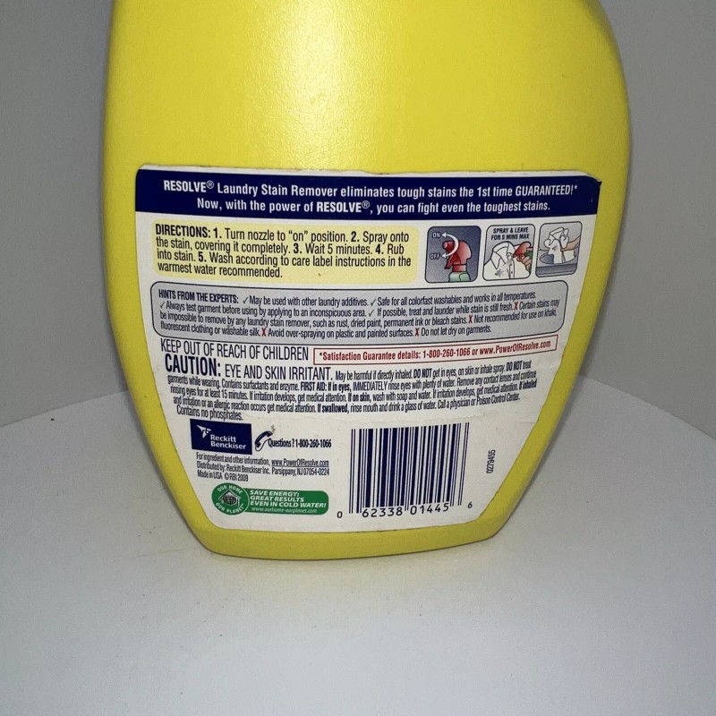 RESOLVE GOLD Spray N Wash Lemon Power 30oz Laundry Stain