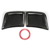 Carbon Fiber Front Bumper Side Vent Cover Replacement for STI