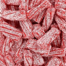 Smarty Stop Sour Licorice Twist Bite Gummy Candy/Twisteroos Pectin Filled Licorice Sour Gummies (2.2 Pound (Pack of 1), Strawberry)