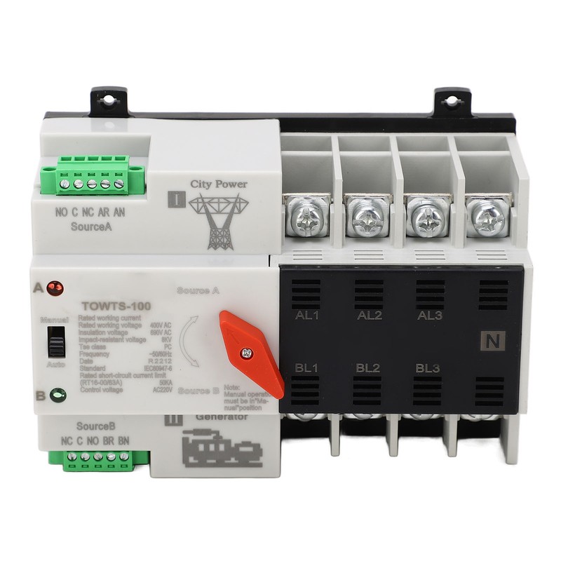 Tongou Double Power Automatic Transfer Switch 4P PC Shell Electrical