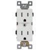 ENERLITES Duplex Receptacle Outlets, Tamper-Resistant, Commercial Grade, 15A 125V, Self-Grounding,