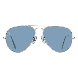 TINTS Eyewear Polarized Aviator Sunglasses Lightweight, UV400 Protection, Flexible Nose Tip, Timeless Style, Blue Lenses – Men & Women for All Activities