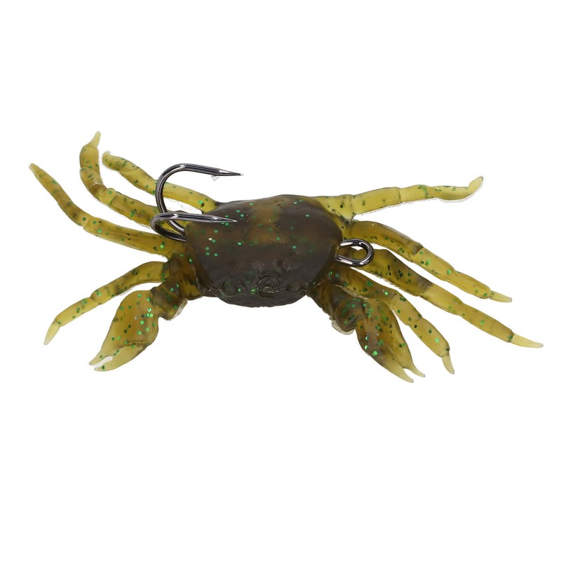 8Pcs Artificial Crab Bait 13cm 33.5g Simulation Crab Soft Lure
