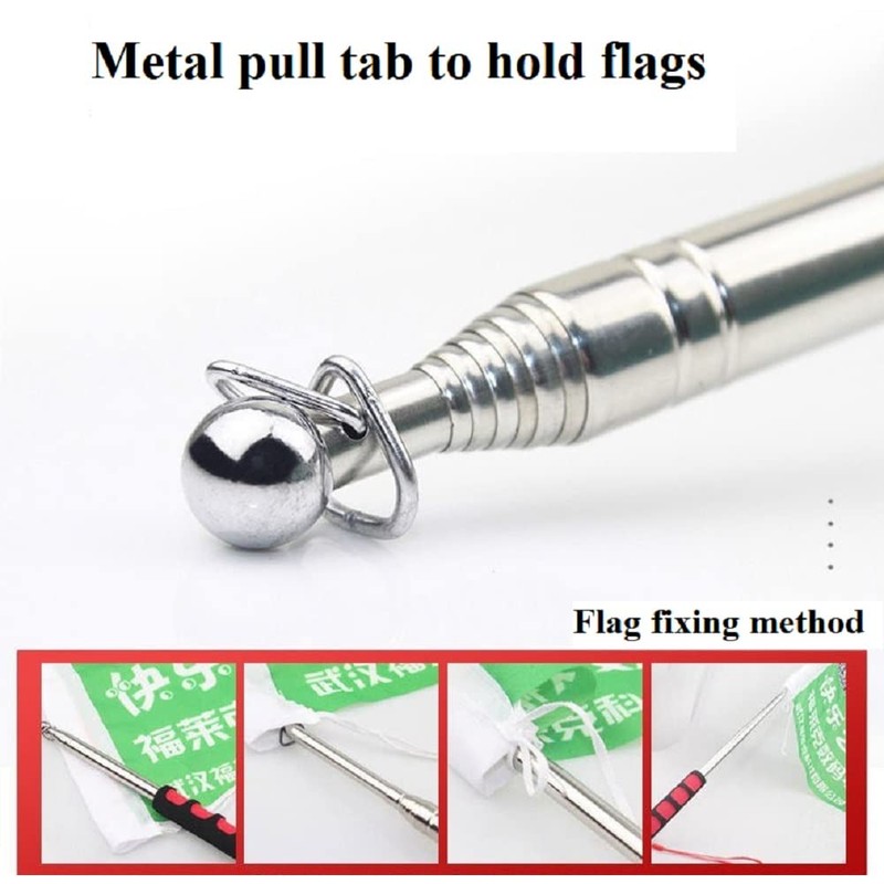 Othmro 1pcs Telescopic Teachers Pointer,Teachers Pointer Stick, Extendable Hand Pointer