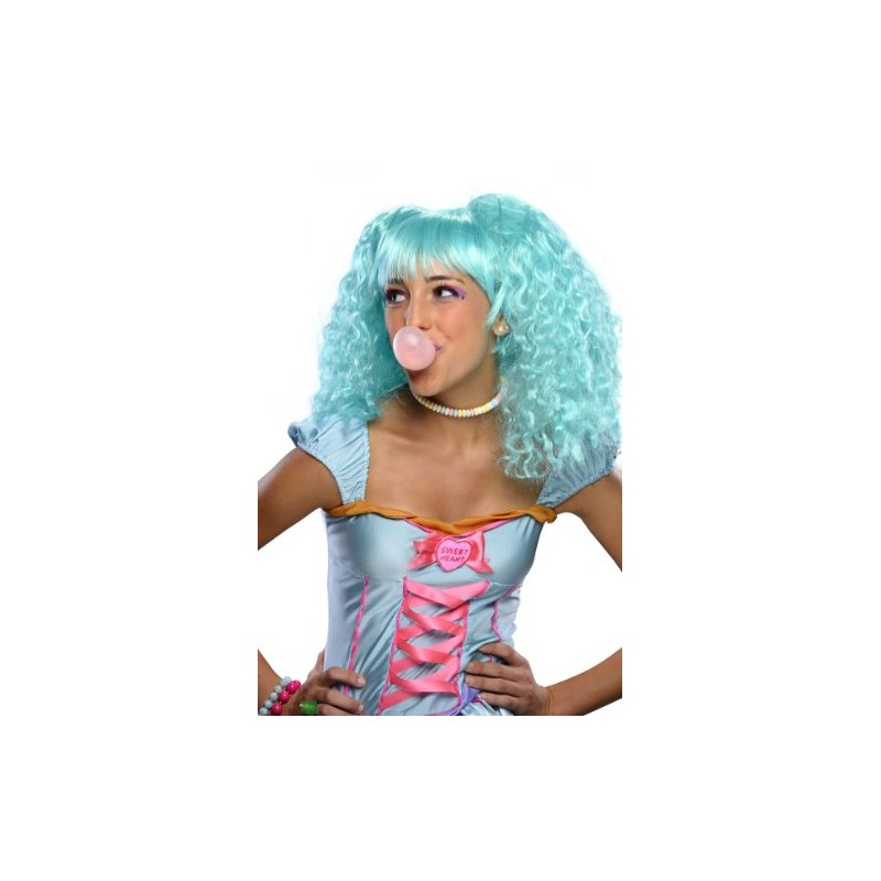 Rubie's Bubble Gum Green Wig, Green, One Size
