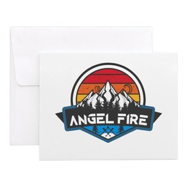 CafePress Angel Fire Resort Angel Fire New Mexico 4.25" x 5.5" Notecards 10 Pack