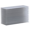 2Pcs Aluminum Electronic Radiators Fast Heat Dissipation Anti Oxidation Practicable