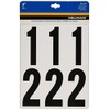 Hillman 842274 3" Peel-Off Black & White Vinyl Numbers Pack,