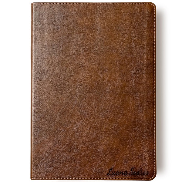 Personalized NLT Filament Bible, Brown, Includes Option to add Engraved