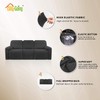 Easy-Going 8 Pieces Microfiber Stretch Sectional Recliner Sofa Slipcover Soft
