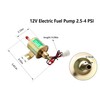 Leadrise 12V Electric Universal Inline Universal Low Pressure Gas Diesel