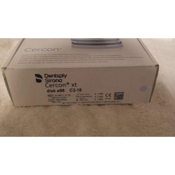 Dentsply Sirona Cercon HT C3-18 DISK 98 (CZ)