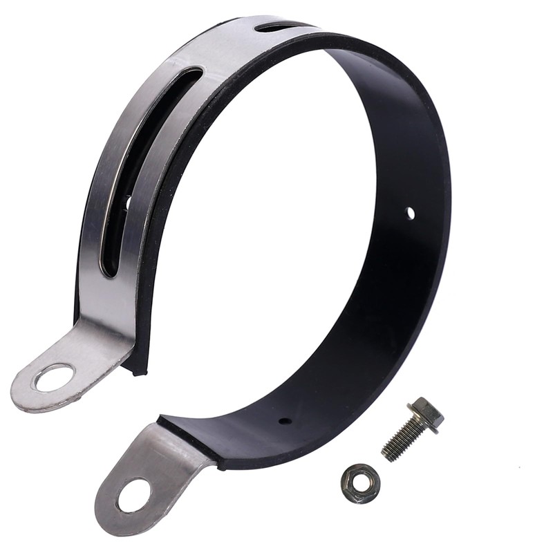 Minho Universal Motorcycle Exhaust Clamps in Alloy steel Material,1 Piece