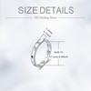 SHEAISRS 925 Sterling Silver Ring for Women Cubic Zirconia Rings