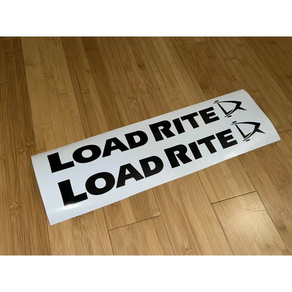 custom LOAD RITE 18” (x2) BOAT TRAILER DECALS Stickers MARINE