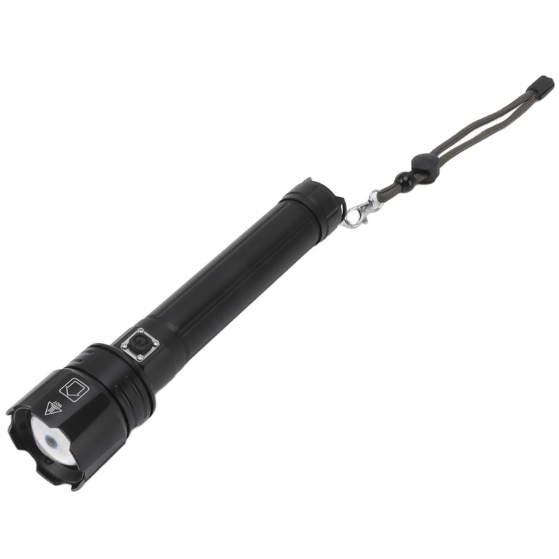 10000LM LED Flashlight USB Rechargeable Portable Adjustable Brightness Waterproof Zoom