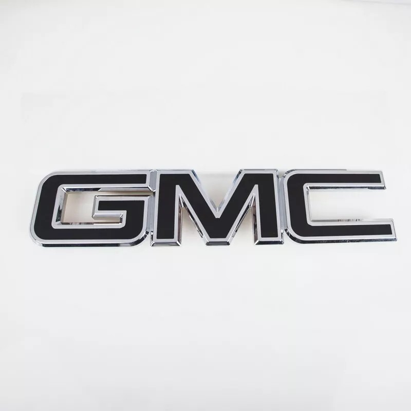 AutoTattoo 15-19 GMC Sierra Front Grille Letter Logo Emblem Adhesive