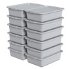 Anbers 13 L Food Service Bus Tub with Lid, 12-Pack