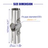 sourcing map 180 Degree Structural Pipe Connector 4pcs Chain Link