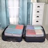 Rolling Nomad 4 Set Large Packing Cubes for Suitcases, Travel,