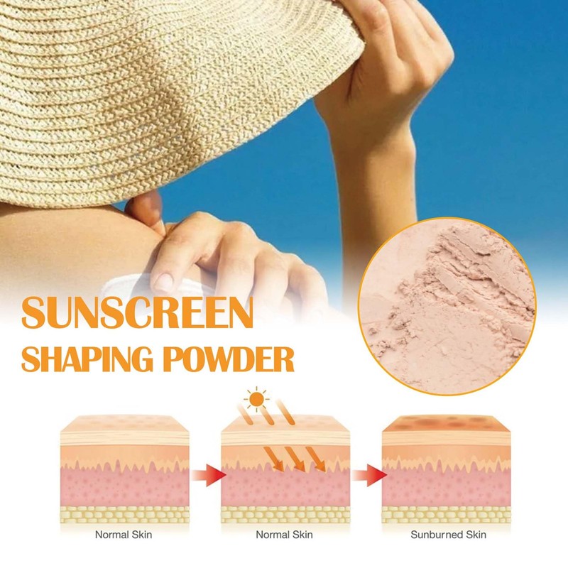 EONFAVE SPF 50 Sunscreen Setting Powder, Oil Control Loose Powder