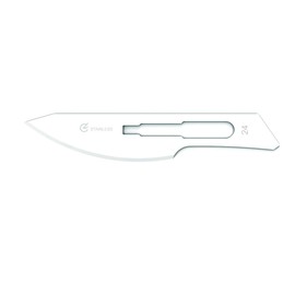 GIMA - Sterile Disposable Stainless Steel Blade No.24 Pack of 100 27028