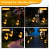 KIMHY Solar Garden Lights 2 Packs Owl Solar Lights Outdoor