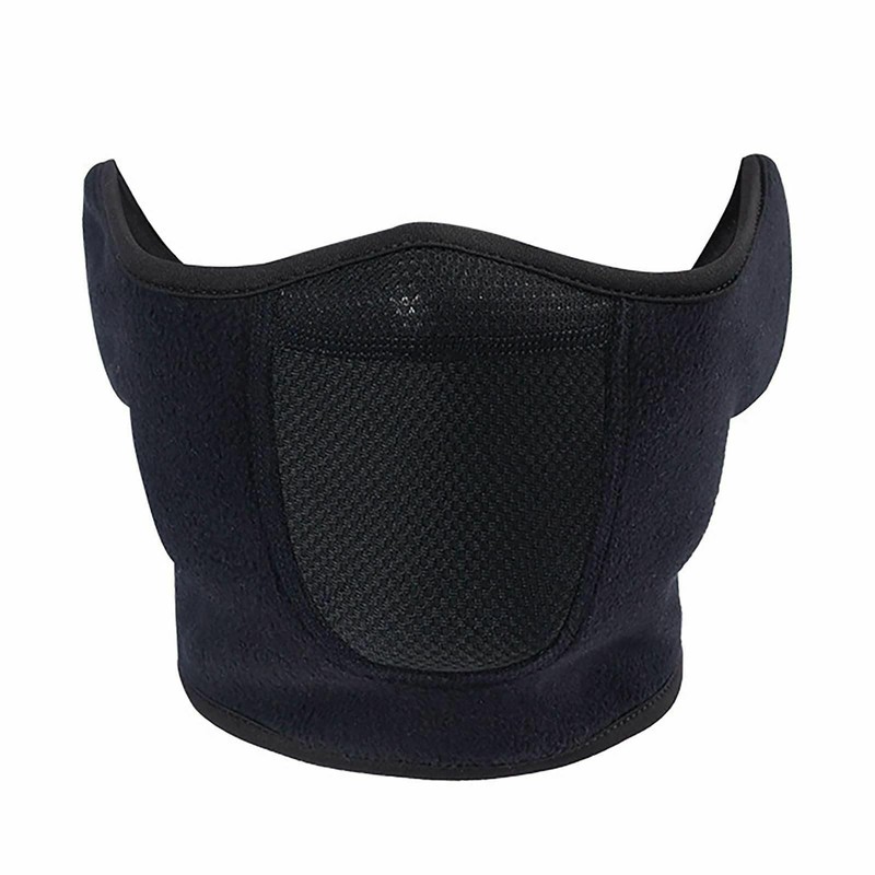 TDR Black Washable Unisex Protective Reusable Mouth Half Face Mask