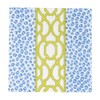 Caspari Knots And Spots Blue & Green Luncheon Napkins -