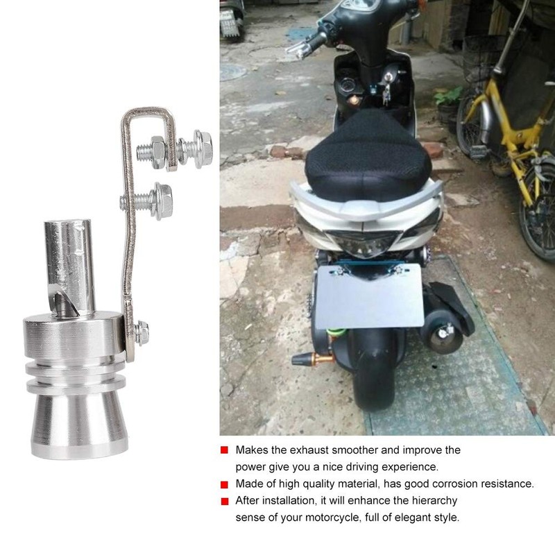 Turbo Sound Whistle, Trumpet Type Universal Exhaust Pipe Tailpipe BOV