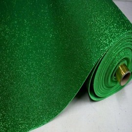 Stoffbook EVA MOOSGUMMI 2 mm 90 x 40 cm Oeko-TEX Foam (Green Glitter, 90 x 40 cm)