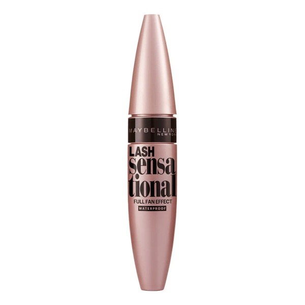 Máscara De Pestañas Lash Sensational Maybelline Color Very Black Waterproof
