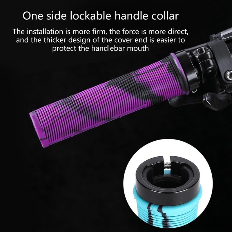 BIGULA 1Pair Ergonomic DeathGrip Bike Death Grip Handlebar Grips with