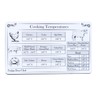 Internal Cooking Temperature Magnet - Plus Free Proper Place Setting