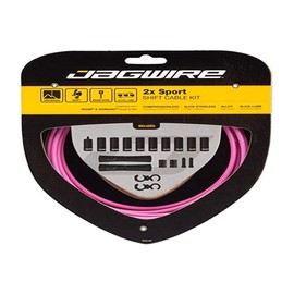 Jagwire 2 x Sport Shift Kit Switch and Cable, Pink, One Size