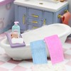 15 PCS Mini Bath Accessories for Dollhouse Decoration, Miniature Toothpaste