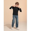 Haloumoning Boys Long Sleeve Shirts Kids Crewneck T Shirts Casual